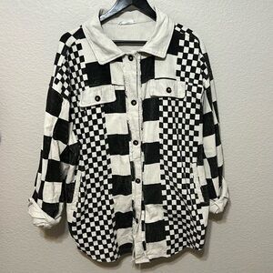 Talulah Oversized Shirt Jacket - 100% cotton - Large